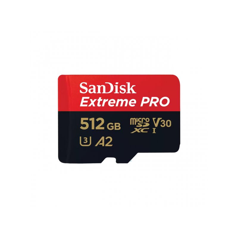 SanDisk MicroSDXC Extreme Pro 512GB - SDSQXCD-512G-GN6MA från buy2say.com! Anbefalede produkter | Elektronik online butik