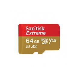 SanDisk Extreme 64GB microSDXC Card SDSQXA2-064G-GN6MN fra buy2say.com! Anbefalede produkter | Elektronik online butik