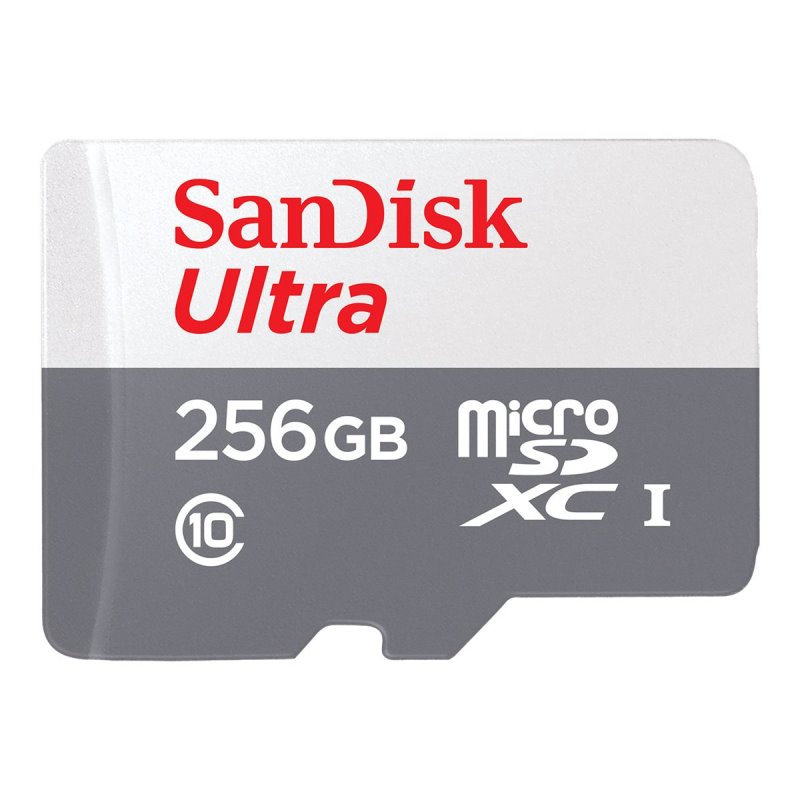 SanDisk microSDXC 256 GB Ultra Lite 100MB/s CL 10 UHS-I SDSQUNR-256G-GN3MN fra buy2say.com! Anbefalede produkter | Elektronik on