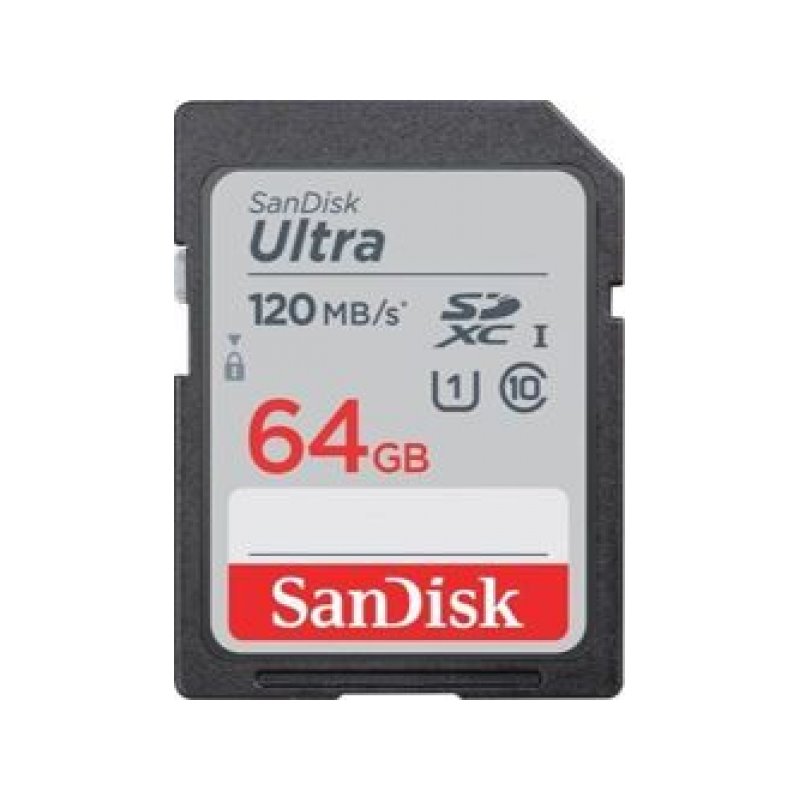 SanDisk SDXC Ultra 64GB - SDSDUNB-064G-GN6IN alkaen buy2say.com! Suositeltavat tuotteet | Elektroniikan verkkokauppa