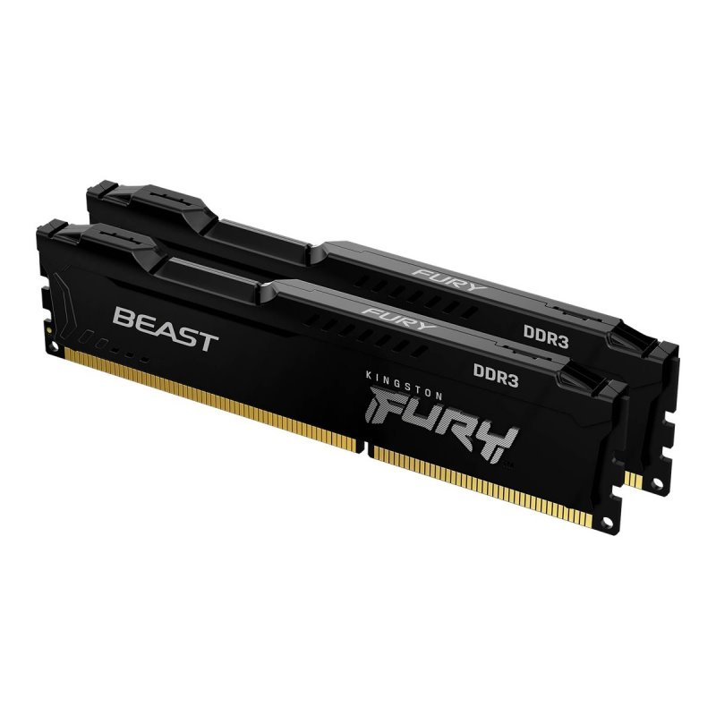 Kingston Fury Beast 16 GB 2 x 8 GB 1866 MHz DIMM CL10 DDR3 KF318C10BBK2/16 alkaen buy2say.com! Suositeltavat tuotteet | Elektron