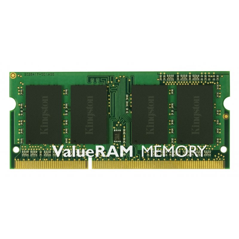 Kingston ValueRAM 1 GB 1.066 MHz 204 Pin SO-DIMM CL7 DDR3 KVR1066D3S7/1G fra buy2say.com! Anbefalede produkter | Elektronik onli