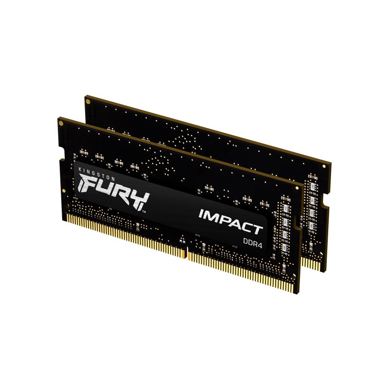 Kingston Fury Impact 16 GB 2 x 8 GB 2666 MHz CL15 DDR4 Kit KF426S15IBK2/16 alkaen buy2say.com! Suositeltavat tuotteet | Elektron