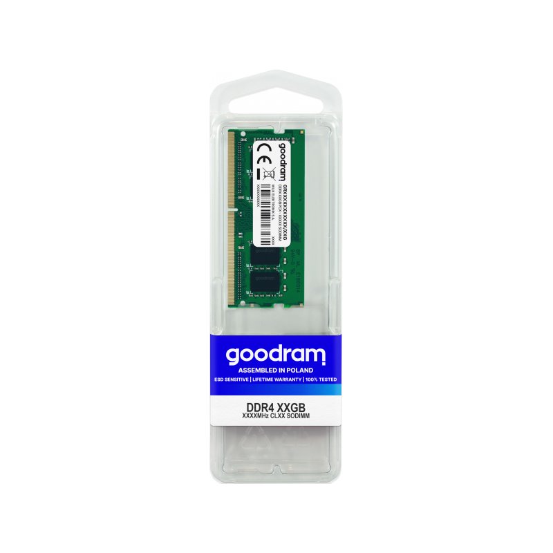 GOODRAM DDR4 3200 MT/s 16GB SODIMM 260pin GR3200S464L22/16G от buy2say.com! Препоръчани продукти | Онлайн магазин за електроник GOODRAM DDR4 3200 MT/s 16GB SODIMM 260pin GR3200S464L22/16G от buy2say.com! Препоръчани продукти | Онлайн магазин за електроник