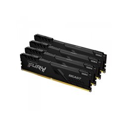 Kingston Fury Beast 32 GB 200 MHz DIMM CL16 DDR4 Kit of 4 KF432C16BBK4/32 fra buy2say.com! Anbefalede produkter | Elektronik onl