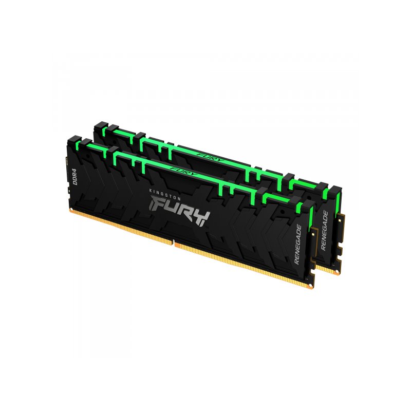 Kingston Fury Renegade 64 GB 2 x 32 GB 3200 MHz DDR4 Kit KF432C16RBAK2/64 alkaen buy2say.com! Suositeltavat tuotteet | Elektroni