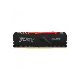 Kingston Fury Beast RGB 8GB DDR4 3733MHz CL19 DIMM KF437C19BBA/8 alkaen buy2say.com! Suositeltavat tuotteet | Elektroniikan verk