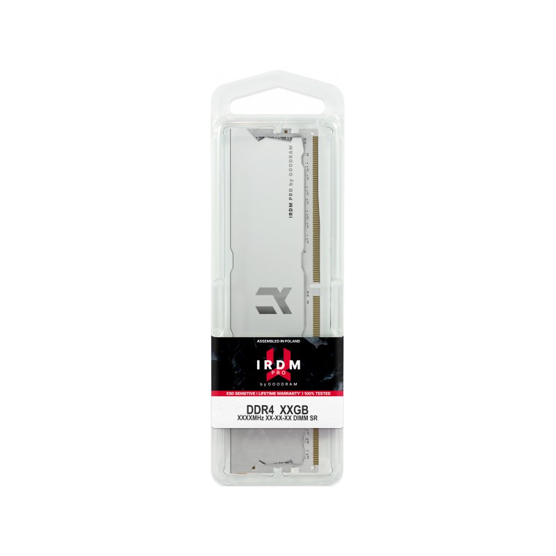 GoodRam DDR4 8GB PC 4000 CL18 IRDM Pro Hollow White - IRP-W4000D4V64L18S/8G alkaen buy2say.com! Suositeltavat tuotteet | Elektro