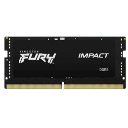 Kingston Fury Impact Black 16GB DDR5 5600MT/s CL40 SODIMM KF556S40IB-16 fra buy2say.com! Anbefalede produkter | Elektronik onlin