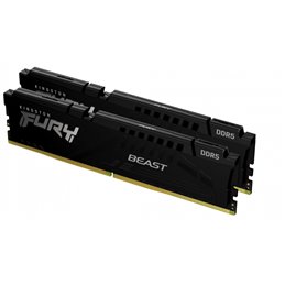 Kingston Fury Beast Black 2 x 8GB DDR5 6000MT/s CL36 DIMM KF560C36BBEK2-16 fra buy2say.com! Anbefalede produkter | Elektronik on