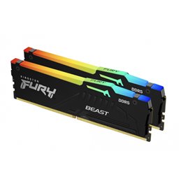 Kingston Fury Beast RGB 2 x 8GB DDR5 5600MT/s CL36 DIMM KF556C36BBEAK2-16 от buy2say.com!  Препоръчани продукти | Онлайн магазин