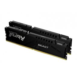 Kingston Fury Beast Black 2x8GB DDR5 5200MT/s CL36 DIMM KF552C36BBEK2-16 fra buy2say.com! Anbefalede produkter | Elektronik onli