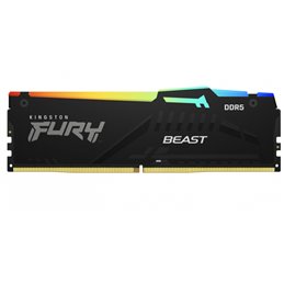 Kingston Fury Beast Black RGB 32GB DDR5 6000MT/s CL36 DIMM KF560C36BBEA-32 von buy2say.com! Empfohlene Produkte | Elektronik-Onl