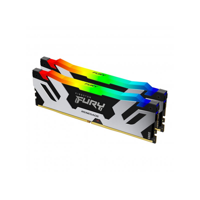 Kingston Fury Renegade RGB Kit 2 x 16GB 6400MT/s DDR5 DIMM KF564C32RSAK2-32 fra buy2say.com! Anbefalede produkter | Elektronik o