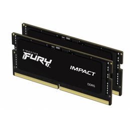 Kingston Fury Impact Kit 2 x 32GB DDR5 5600MT/s CL40 SODIMM KF556S40IBK2-64 fra buy2say.com! Anbefalede produkter | Elektronik o