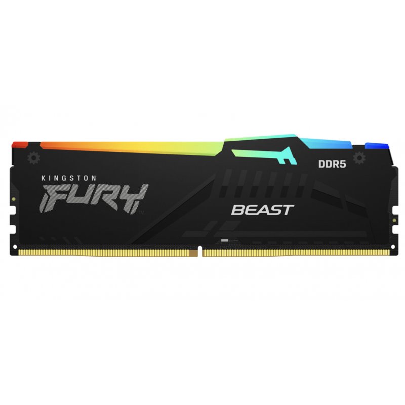 Kingston Fury Beast Black RGB 8GB DDR5 5200MT/s CL36 DIMM KF552C36BBEA-8 alkaen buy2say.com! Suositeltavat tuotteet | Elektronii