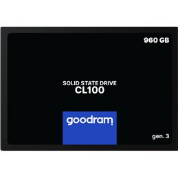 GOODRAM CL100 960GB G.3 SATA III SSDPR-CL100-960-G3 fra buy2say.com! Anbefalede produkter | Elektronik online butik