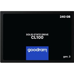 GOODRAM CL100 240GB G.3 SATA III SSDPR-CL100-240-G3 från buy2say.com! Anbefalede produkter | Elektronik online butik