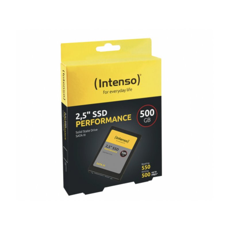 Intenso SSD SATA III Performance 500GB Interne 3814450 fra buy2say.com! Anbefalede produkter | Elektronik online butik