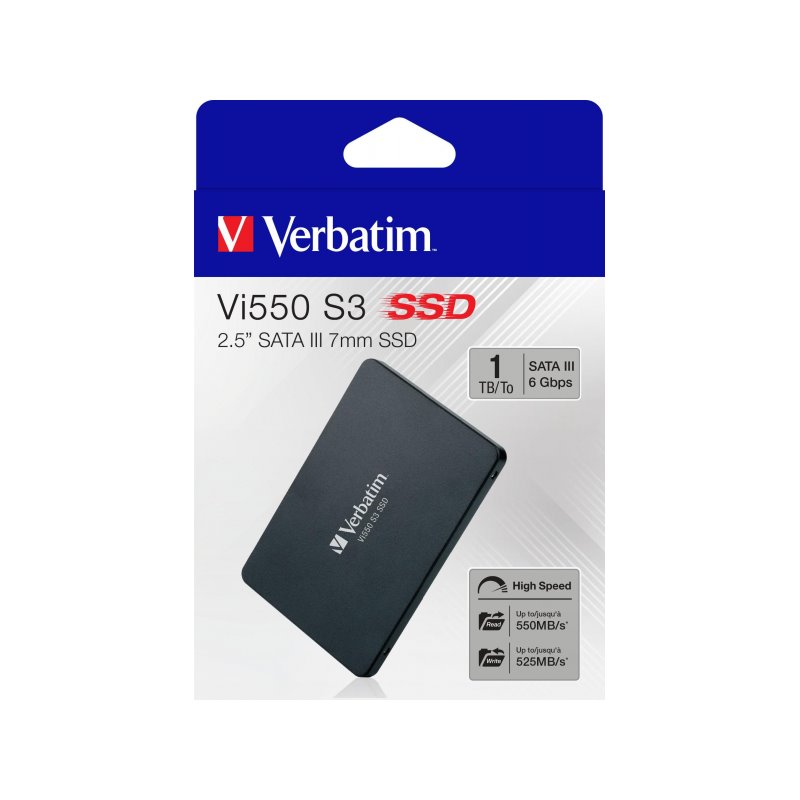 Verbatim SSD 1TB, SATA-III, 6.35cm (2.5\'\') - Retail från buy2say.com! Anbefalede produkter | Elektronik online butik