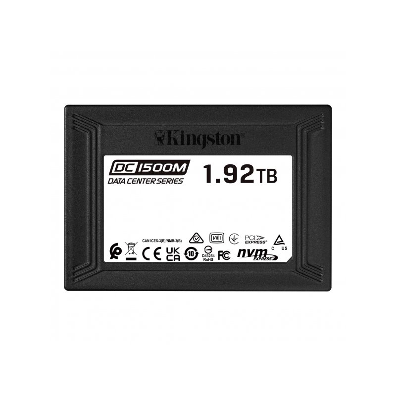 Kingston Solid State Drive SSD 1.92 TB DC1500M U.2 NVMe SEDC1500M/1920G von buy2say.com! Empfohlene Produkte | Elektronik-Online