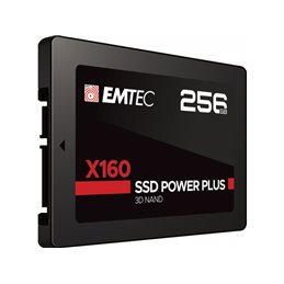 Emtec Internal SSD X160 256GB 3D NAND 2,5 SATA III 520MB/s ECSSD256GNX160 alkaen buy2say.com! Suositeltavat tuotteet | Elektroni
