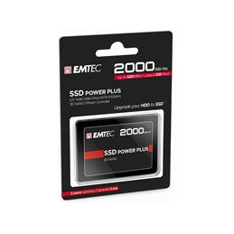 Emtec Internal SSD X150 2TB 3D NAND 2,5 SATA III 500MB/sec ECSSD960GX150 fra buy2say.com! Anbefalede produkter | Elektronik onli