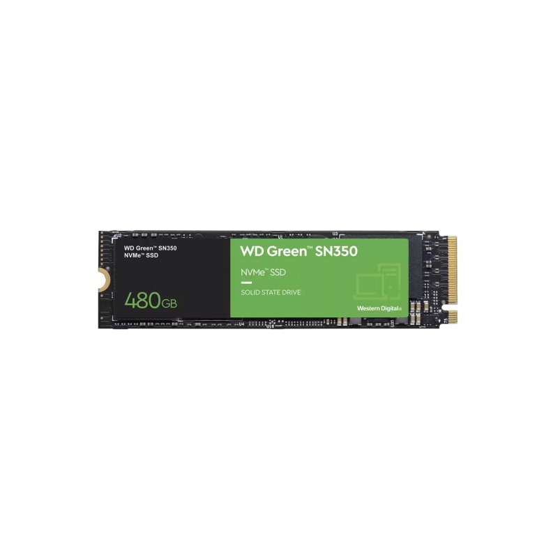 Western Digital Green SN350 SSD 480GB M.2 NVMe WDS480G2G0C alkaen buy2say.com! Suositeltavat tuotteet | Elektroniikan verkkokaup