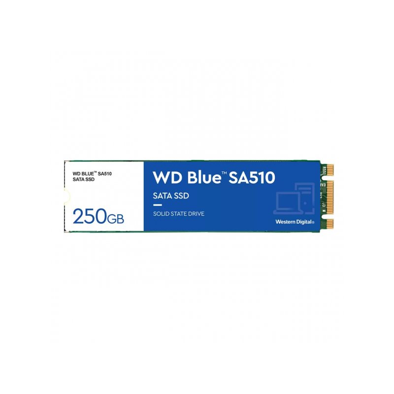 WD Blue SA510 M.2 250GB SATA SSD WDS250G3B0B fra buy2say.com! Anbefalede produkter | Elektronik online butik