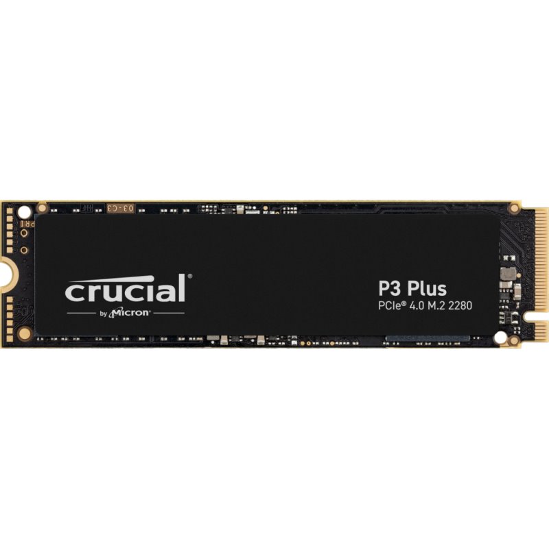 Crucial SSD M.2 500GB P3 Plus NVMe PCIe 4.0 x 4 CT500P3PSSD8 från buy2say.com! Anbefalede produkter | Elektronik online butik