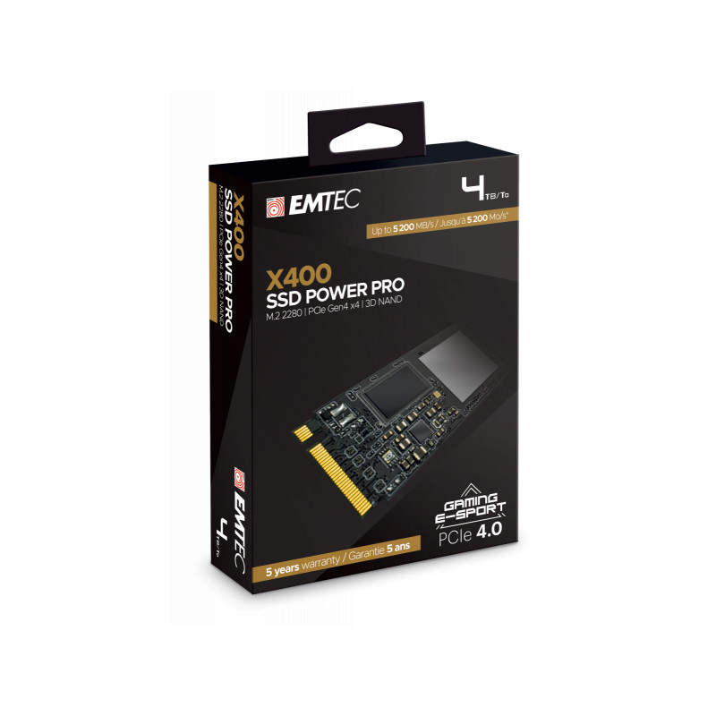 Emtec Internal SSD X400 4TB M.2 2280 SATA 3D NAND 4700MB/sec alkaen buy2say.com! Suositeltavat tuotteet | Elektroniikan verkkoka