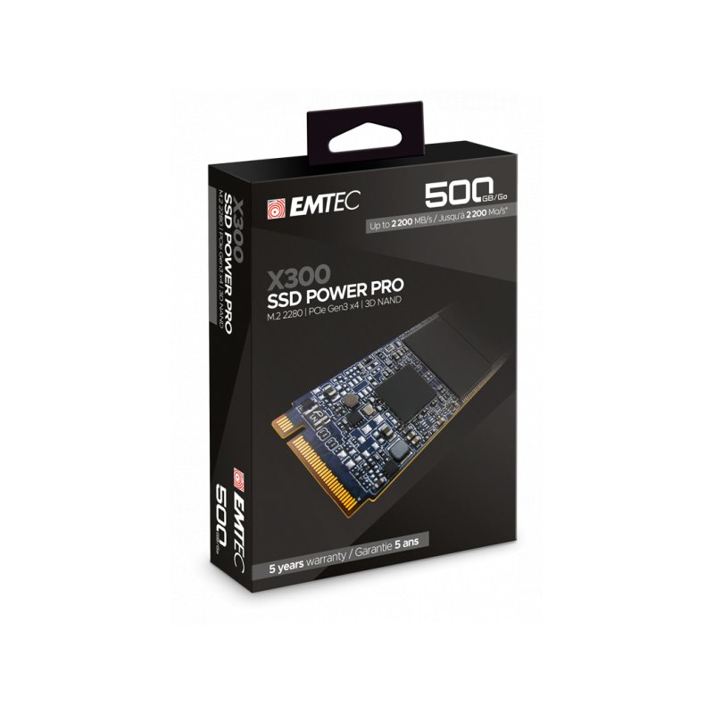 Emtec Intern. SSD X300 500GB M.2 2280 SATA 3D NAND 2200MB/sec ECSSD500GX300 from buy2say.com! Buy and say your opinion! Recommen Emtec Intern. SSD X300 500GB M.2 2280 SATA 3D NAND 2200MB/sec ECSSD500GX300 from buy2say.com! Buy and say your opinion! Recommen
