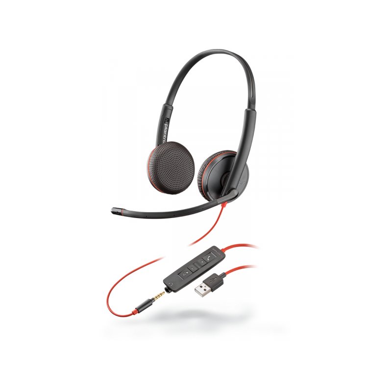 Plantronics Headset Blackwire C3225 binaural USB + 3.5mm 209747-201 от buy2say.com!  Препоръчани продукти | Онлайн магазин за ел