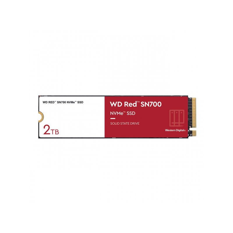 WD SSD Red SN700 2TB NVMe M.2 PCIE Gen3 - Solid State Disk - WDS200T1R0C fra buy2say.com! Anbefalede produkter | Elektronik onli