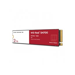 WD SSD Red SN700 2TB NVMe M.2 PCIE Gen3 - Solid State Disk - WDS200T1R0C fra buy2say.com! Anbefalede produkter | Elektronik onli