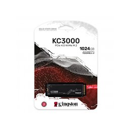 Kingston SSD M.2 1TB KC3000 NVMe PCIe 4.0 x 4 SKC3000S/1024G from buy2say.com! Buy and say your opinion! Recommend the product!