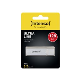Intenso Ultra Line USB Flash 128GB Typ-A 3.2 Silber från buy2say.com! Anbefalede produkter | Elektronik online butik