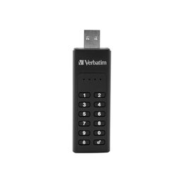Verbatim USB 3.0 Stick 128GB, Secure, Keypad - Retail från buy2say.com! Anbefalede produkter | Elektronik online butik