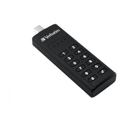 Verbatim USB 3.1 Stick 128GB, Typ C, Secure, Keypad - Retail från buy2say.com! Anbefalede produkter | Elektronik online butik