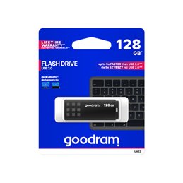 GOODRAM UME3 USB 3.0 128GB Black UME3-1280K0R11 fra buy2say.com! Anbefalede produkter | Elektronik online butik