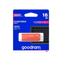 GOODRAM UME3 USB 3.0 16GB Orange UME3-0160O0R11 alkaen buy2say.com! Suositeltavat tuotteet | Elektroniikan verkkokauppa