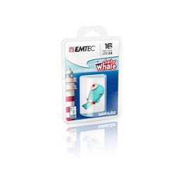 USB FlashDrive 16GB EMTEC Blister Animalitos (sailor-whale) от buy2say.com!  Препоръчани продукти | Онлайн магазин за електроник