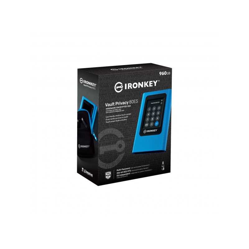 Kingston IronKey 960GB Vault Privacy 80 USB Stick IKVP80ES/960G fra buy2say.com! Anbefalede produkter | Elektronik online butik