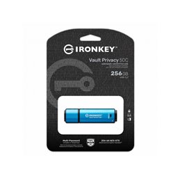 Kingston USB Flash 256GB IronKey Vault Privacy 50C AES-256 IKVP50C/256GB alkaen buy2say.com! Suositeltavat tuotteet | Elektronii