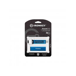 Kingston USB Flash 32GB IronKey Keypad 200 AES-256 IKKP200/32GB alkaen buy2say.com! Suositeltavat tuotteet | Elektroniikan verkk