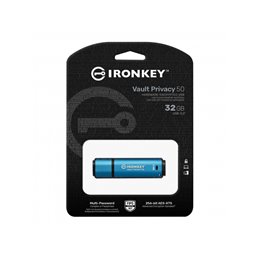 Kingston 32GB USB Flash IronKey Vault Privacy 50 AES-256 IKVP50/32GB fra buy2say.com! Anbefalede produkter | Elektronik online b