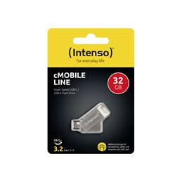 Intenso cMobile Line USB Flash 32GB Type-A USB Type-C 3.2 3536480 from buy2say.com! Buy and say your opinion! Recommend the prod