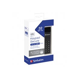Verbatim USB 3.1 Stick 32GB, Typ C, Secure, Keypad - Retail from buy2say.com! Buy and say your opinion! Recommend the product!