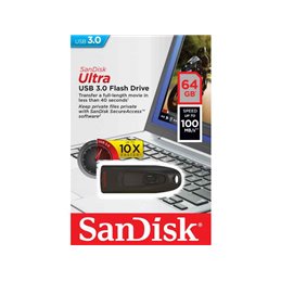 USB FlashDrive 64GB Sandisk ULTRA 3.0 Blister SDCZ48-064G-U46 от buy2say.com!  Препоръчани продукти | Онлайн магазин за електрон