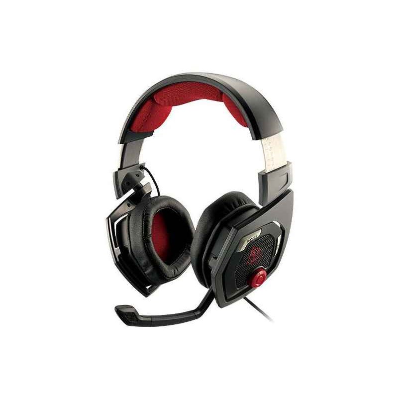Thermaltake SHOCK 3D 7.1 Binaural Head-band Black.Red headset HT-RSO-DIECBK-13 fra buy2say.com! Anbefalede produkter | Elektroni